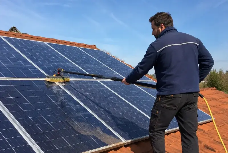 Nettoyage et entretien de panneaux solaires à Saint-Germain-de-Joux