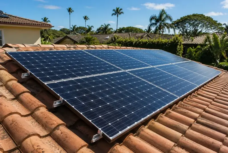 Installation de panneaux solaires à Saint-Germain-de-Joux